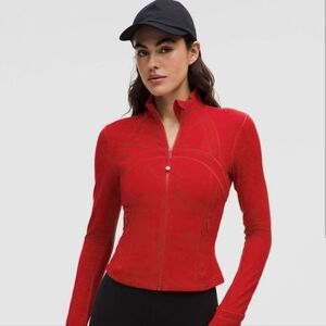 Lululemon Dark Red Define Cropped Jacket NWT